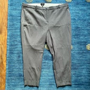 J. Crew High Rise Gray Cameron Work Pant NWT